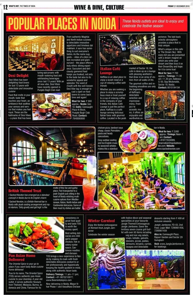 Best Multi cuisine restaurant near me in Noida